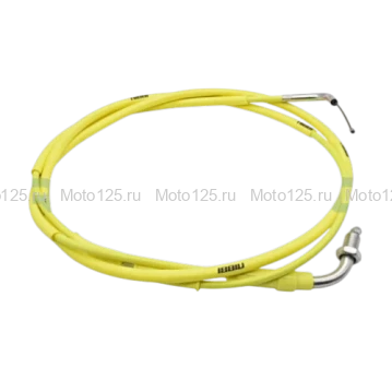 Трос газа NIBBI GY6 L-1800 mm, для карбюраторов PE PWK желтый
