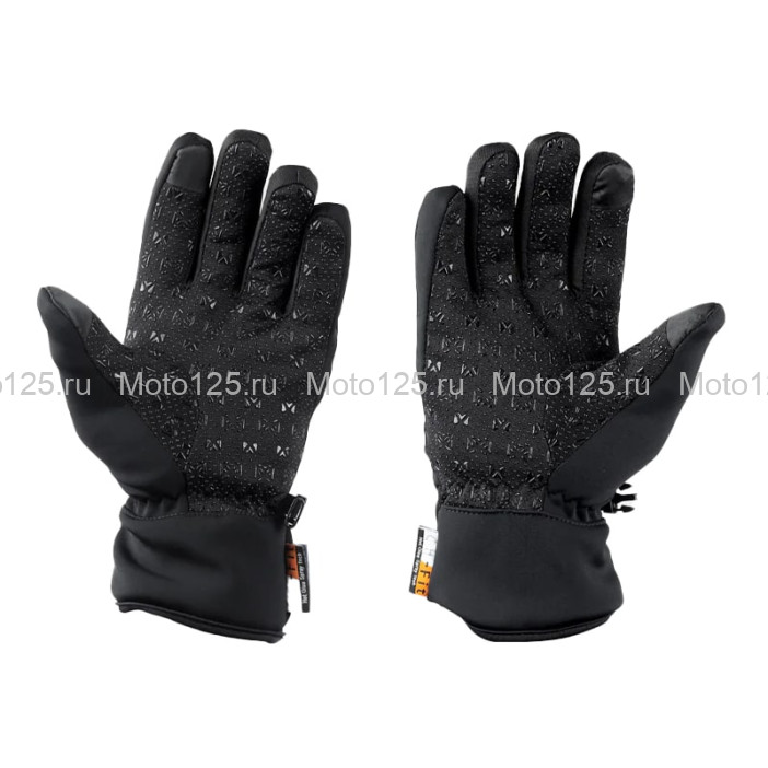 Мотоперчатки тёплые Masontex F29. Размер- XL ( чёрный-золото )