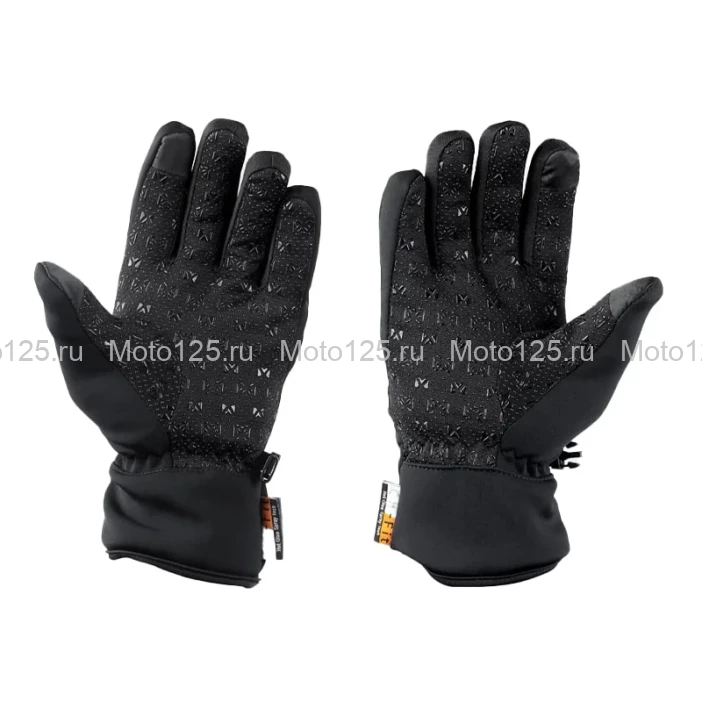 Мотоперчатки тёплые Masontex F29. Размер- XL ( чёрный-золото )