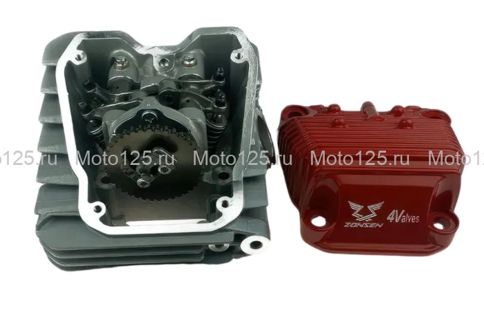 Головка цилиндра в сборе для Zongshen 172FMM-6 (CB250R) 75мм и 4 клапана в сборе