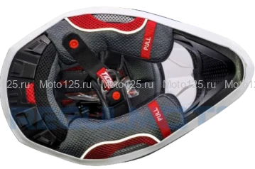 Шлем Kioshi TR кроссовый (H637) Размер-2XL (Белый/Синий/Зелёный)