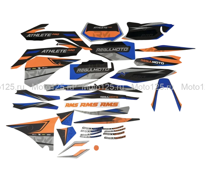 Наклейки на пластик комплект Regulmoto Athlete Pro