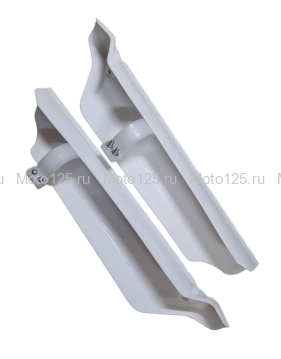 Защита передних амортизаторов Sport 003, 006,с креплением ( белый )