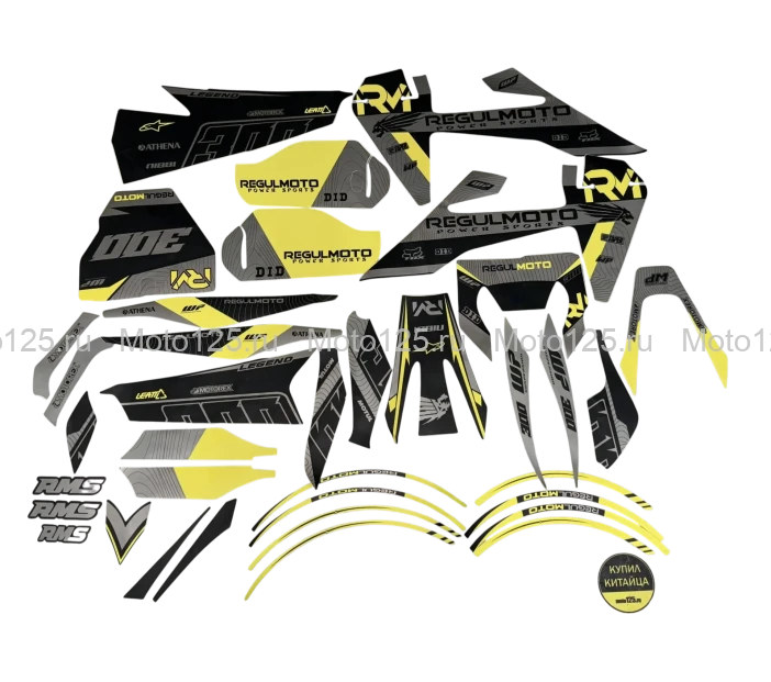 Наклейки на пластик комплект Regulmoto Legend 300