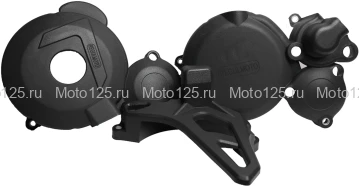 Крышки защитные на двигатель ZS NB300 Regulmoto (чёрный)