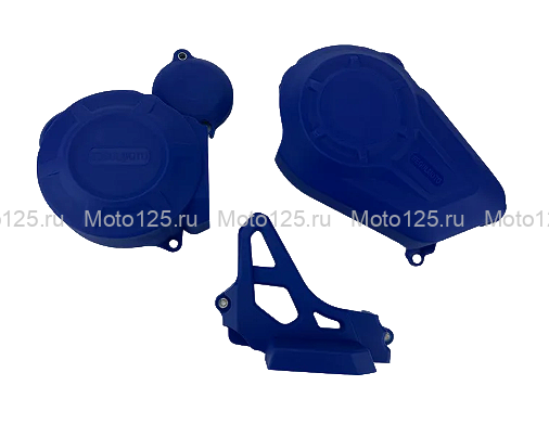 Крышки защитные на двигатель ZS PR c балансирным валом Regulmoto ( синий )