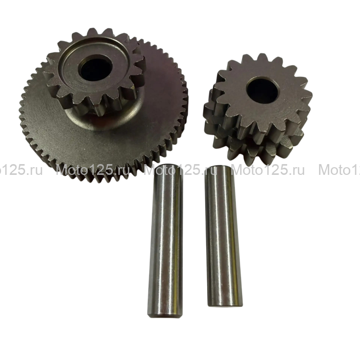 Шестерни электростартера компл. 172FMM-3A (малая 16-16,большая 60-16)
