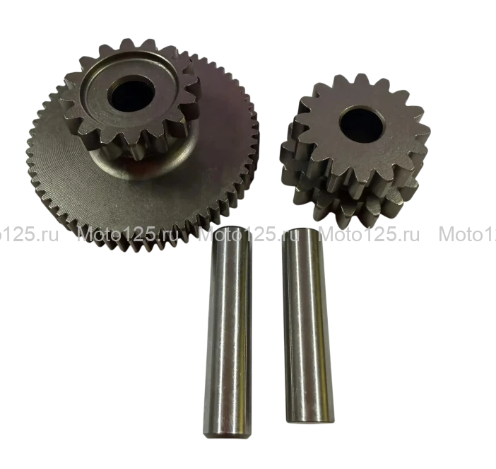 Шестерни электростартера компл. 172FMM-3A (малая 16-16,большая 60-16)