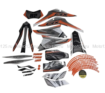 Наклейки на пластик комплект Regulmoto CR-X