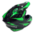 Шлем KIOSHI Holeshot 801 кроссовый. Размер-XL (61-62) (Чёрный/Зелёный)