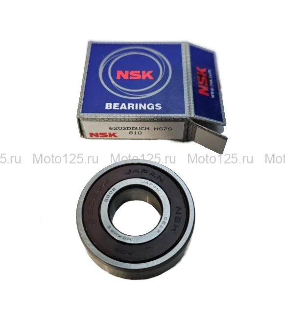 Подшипник переднего колеса SPORT-003 NSK 6202 2RS (15мм ось)