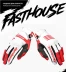 Мотоперчатки FASTHOUSE , размер: XL, цвет:(красный/белый)