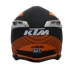 Мотошлем KTM цвет:(черный матовый, оранжевый) размер:L